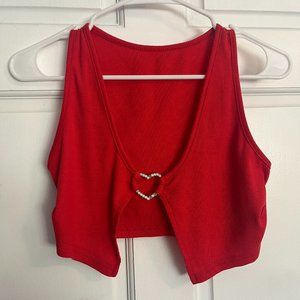 Red Crop Top